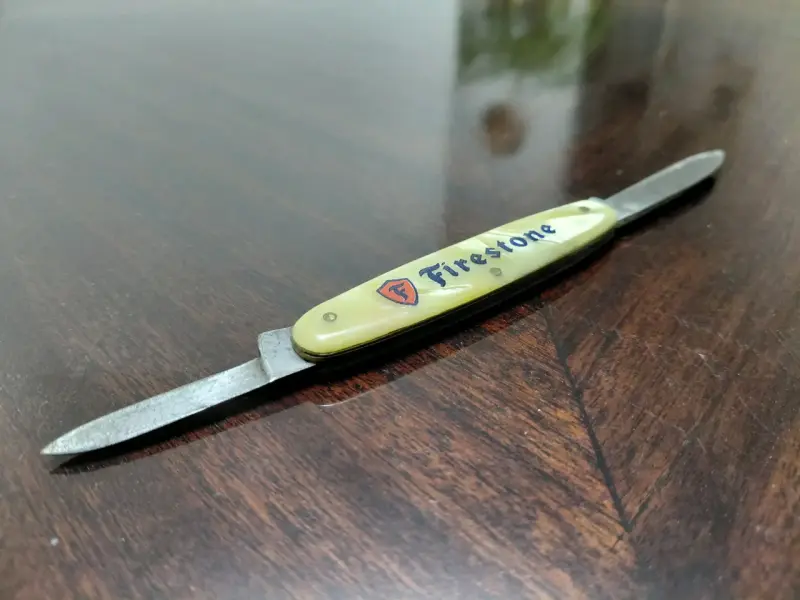 Antiguedad Navaja de Bolsillo Firestone - 2