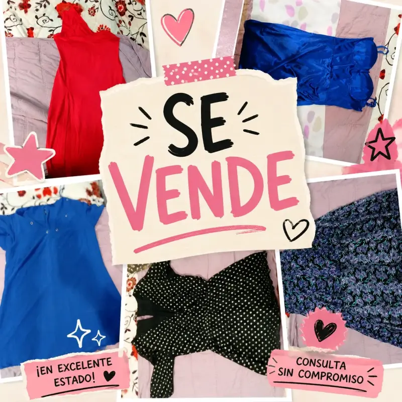 Lote de vestidos y ropa en excelente estado