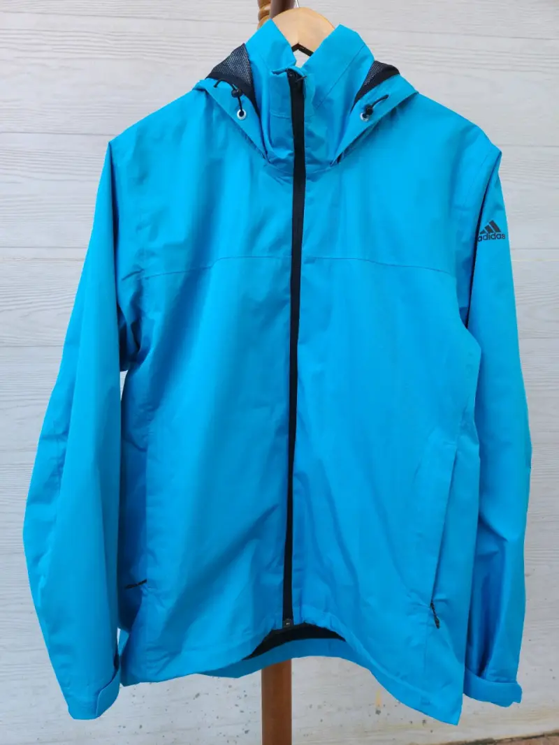 Chaqueta impermeable azul Adidas ClimaProof - 2