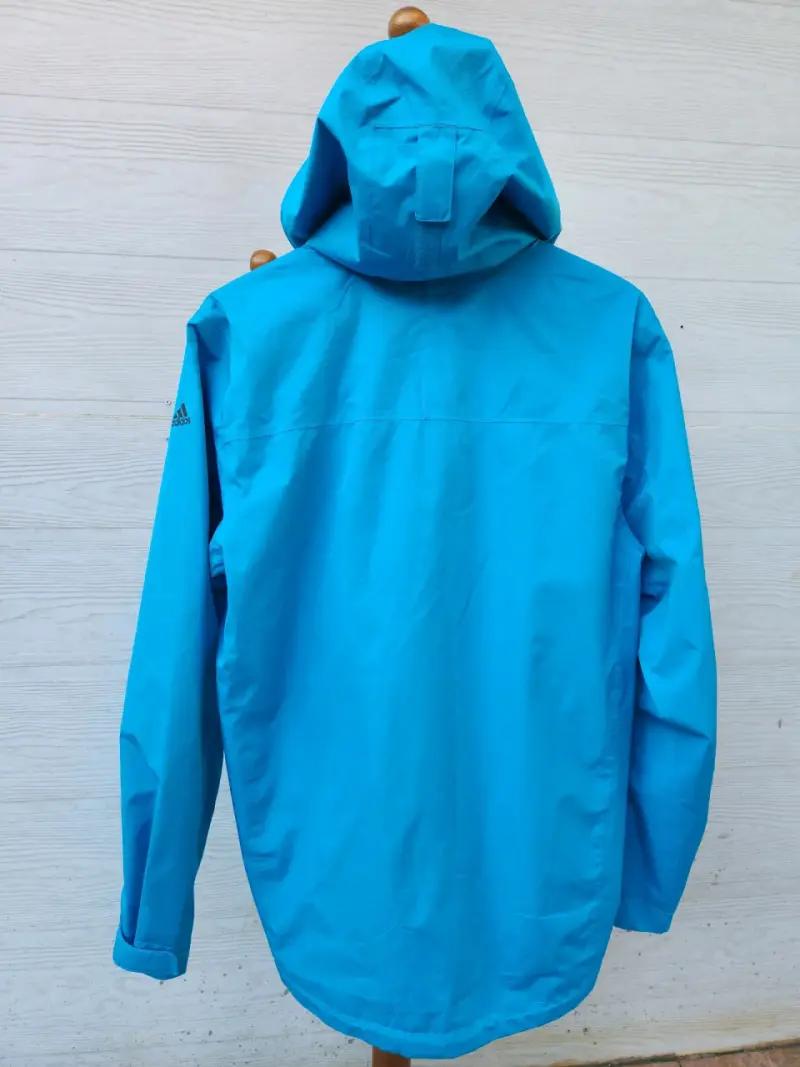 Chaqueta impermeable azul Adidas ClimaProof - 3