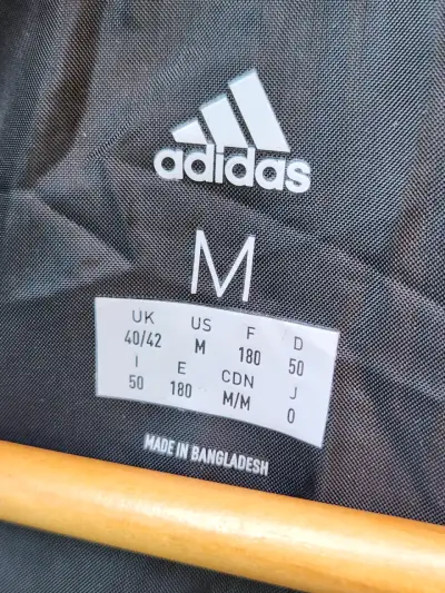 Chaqueta impermeable azul Adidas ClimaProof - miniatura 5
