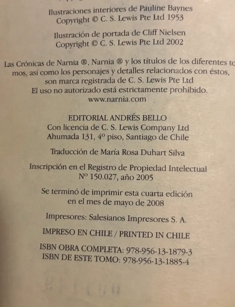 Libro Las Crónicas de Narnia: La Silla de Plata - 2