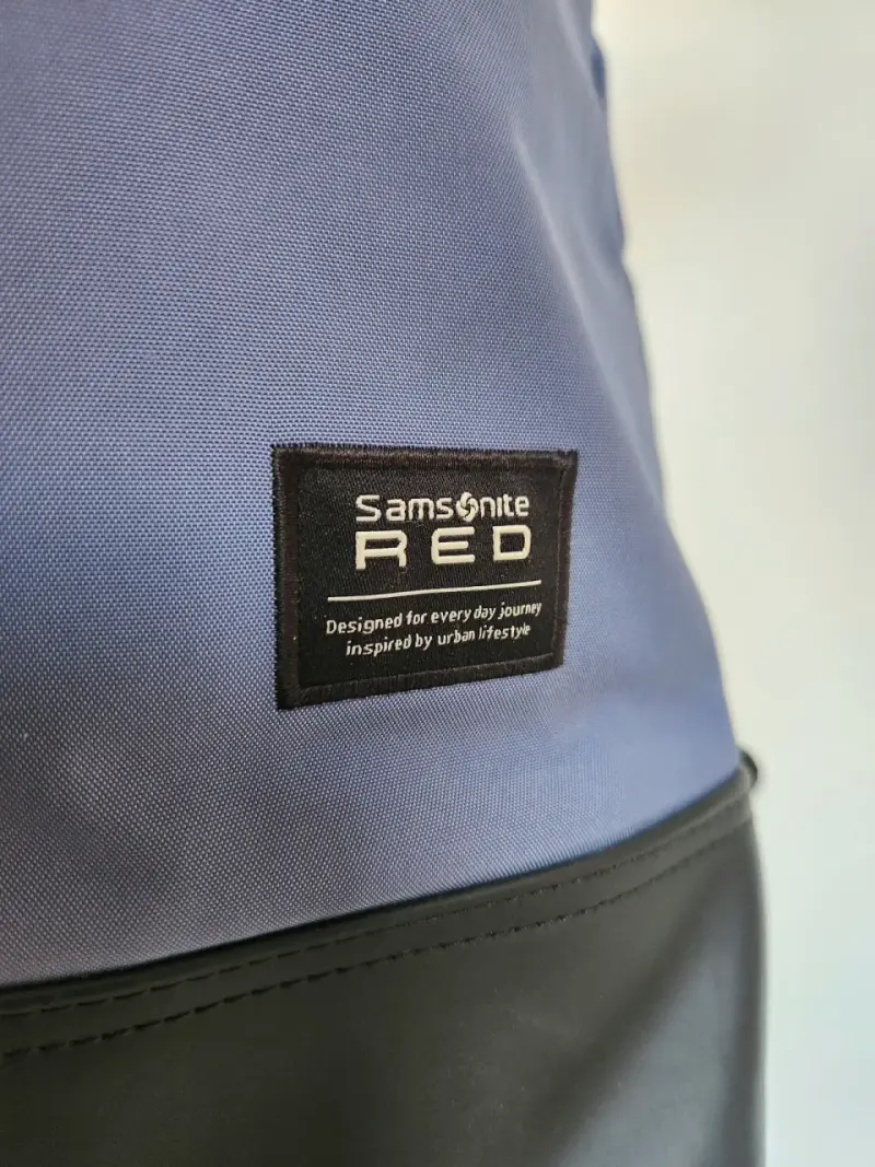 Mochila azul Samsonite Red con cierre ajustable - 4