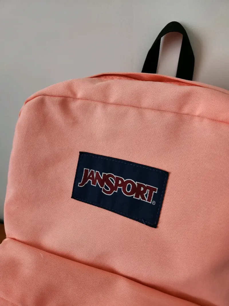 Mochila Jansport rosa claro con amplio compartimento - 2