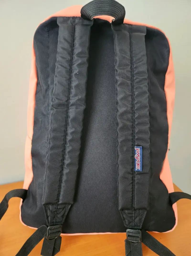 Mochila Jansport rosa claro con amplio compartimento - 3