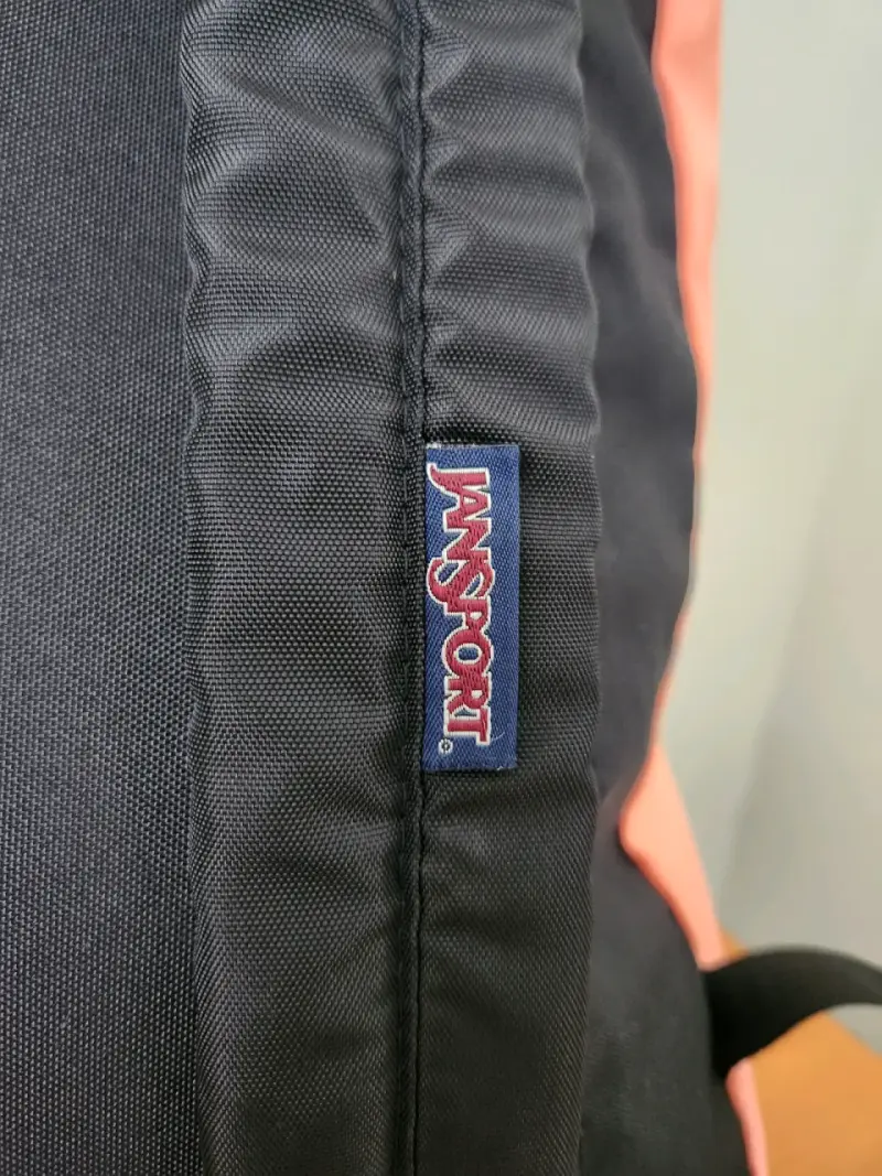 Mochila Jansport rosa claro con amplio compartimento - 5