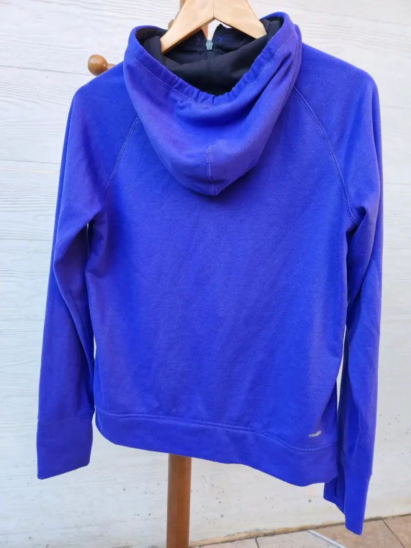 Polerón Adidas Climalite mujer morado con Capucha - 2