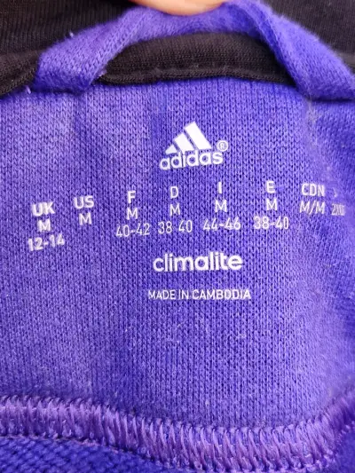 Polerón Adidas Climalite mujer morado con Capucha - miniatura 6