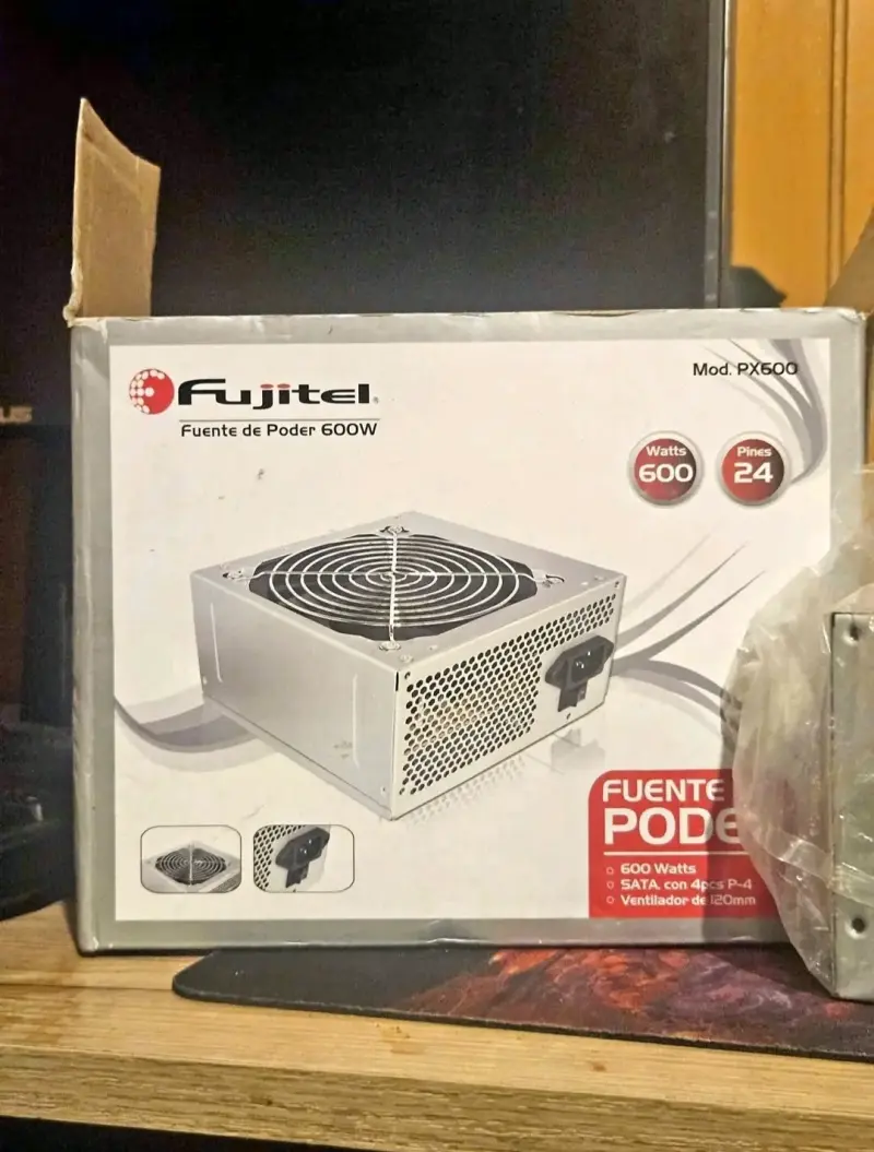 Fuente de Poder Fujitel 600W Mod. PX600 - 1