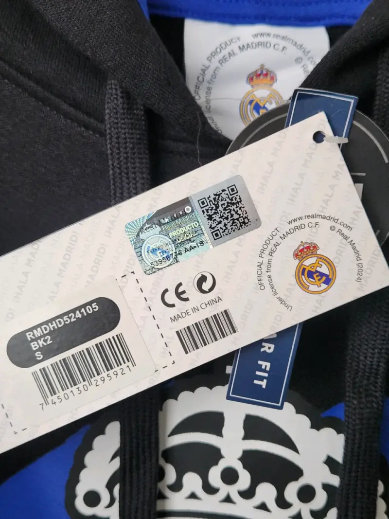 Polerón Real Madrid hombre talla S nuevo Lic Ofici - 6