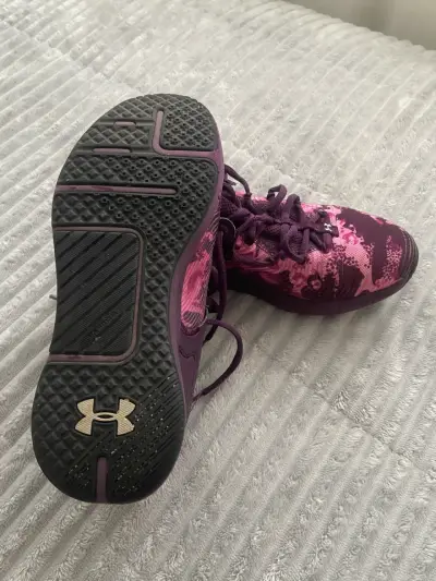 Zapatillas crosfit Under Armour HOVR Rise morada - miniatura 2