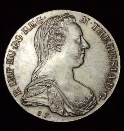 Moneda Antigua María Teresa 1780 - miniatura 1