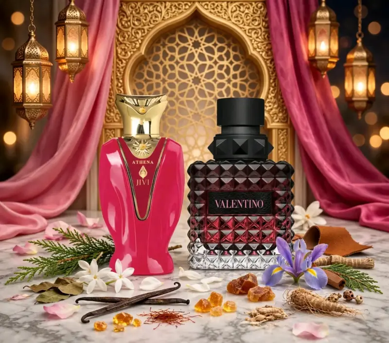 Perfumes de lujo Jivi y Valentino - 1