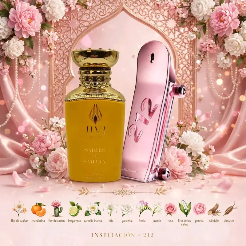 Perfumes de lujo Jivi y Valentino - 2