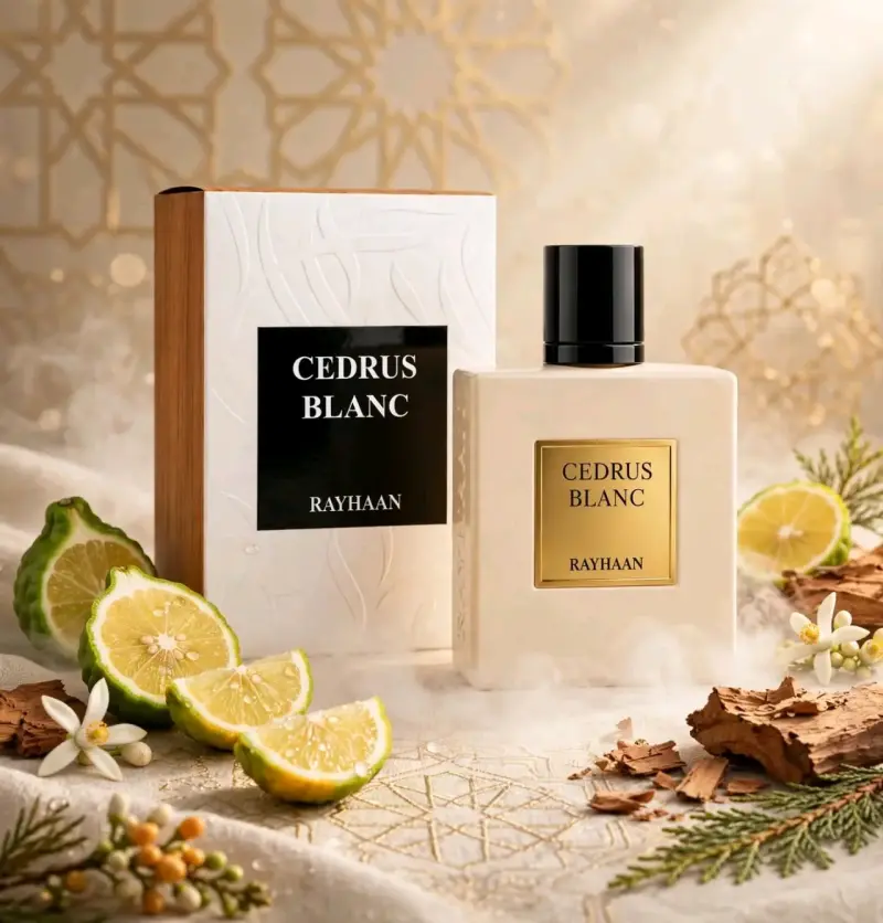 Perfume Cedrus Blanc Rayhaan para Hombre