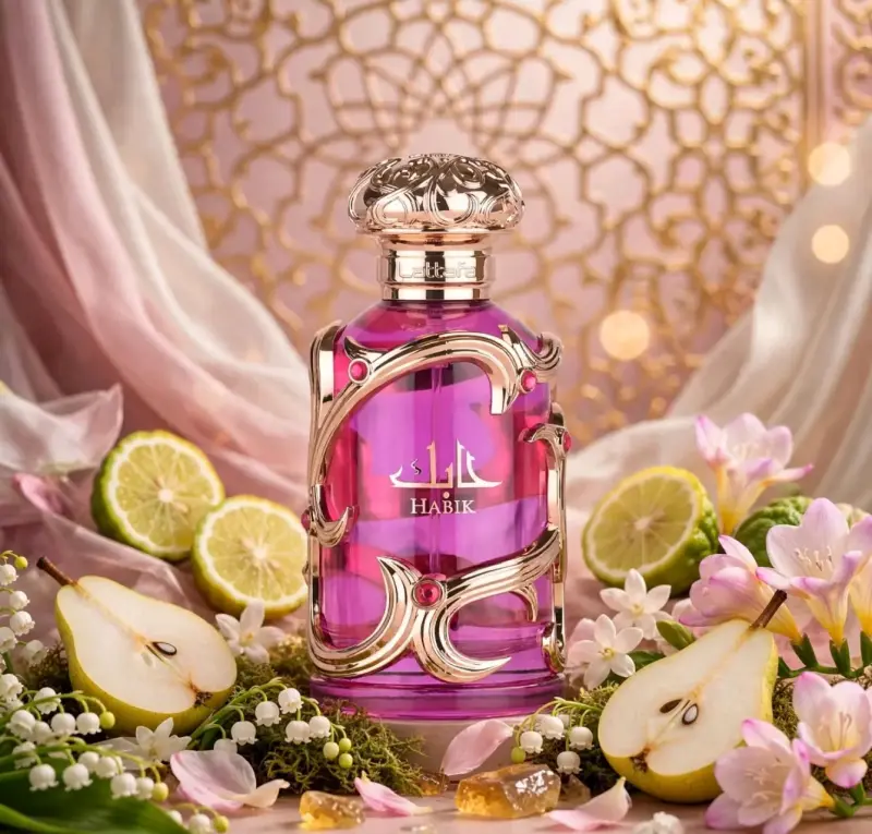 Perfume Lattafa Habib con diseño elegante