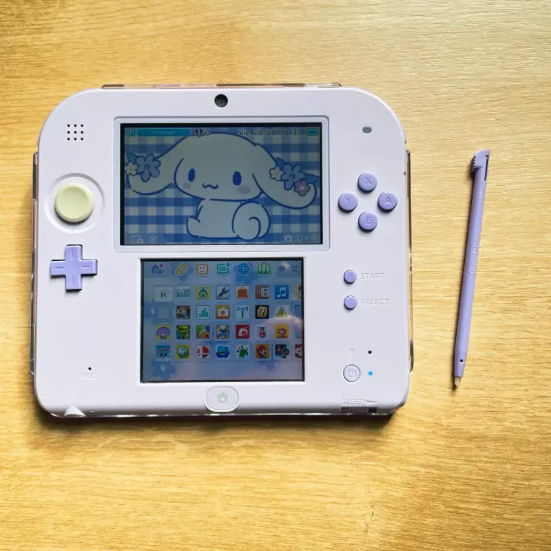 Consola Nintendo 2DS Lavanda con lápiz táctil - 6