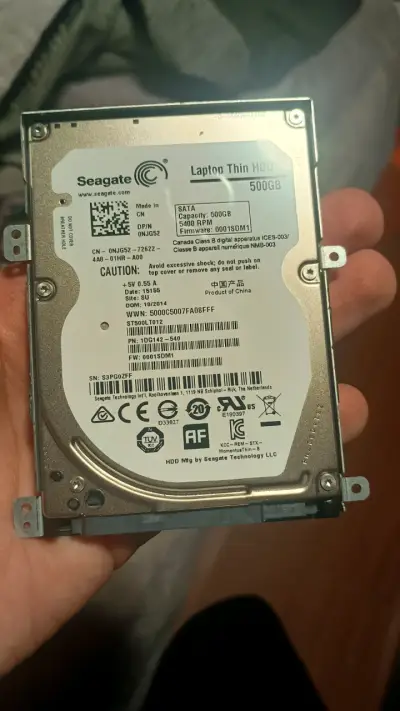 Disco Duro Seagate 500GB para Laptop SALUD BUENO - miniatura 1
