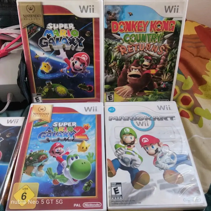 Consola Wii Mini Roja con Juegos Incluidos - 4