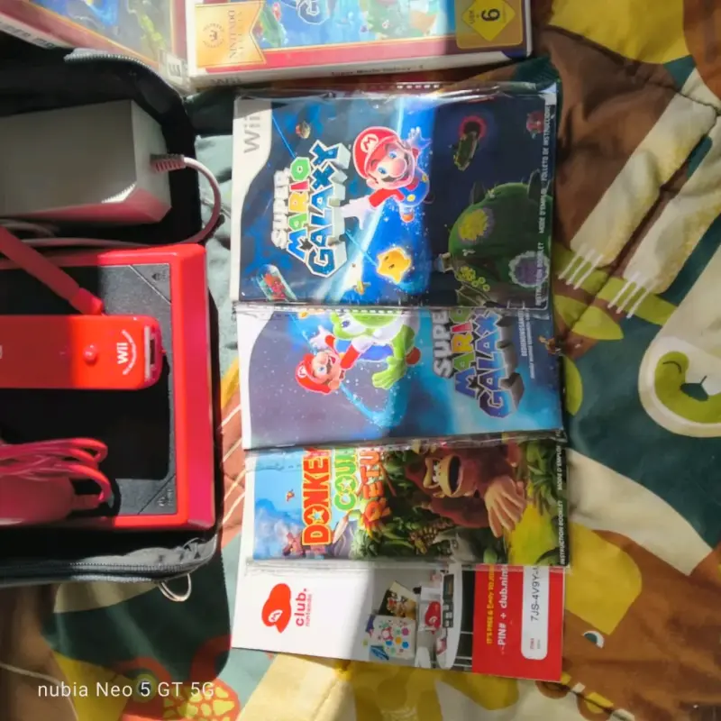 Consola Wii Mini Roja con Juegos Incluidos - 5