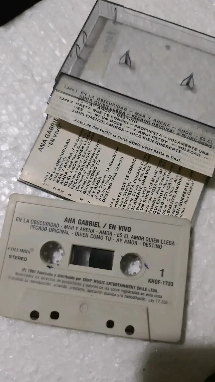 Cassette Ana Gabriel En Vivo - 2