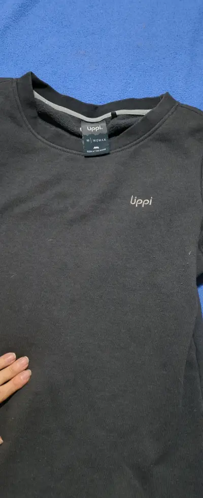 Polerón negro lippí para mujer - miniatura 2