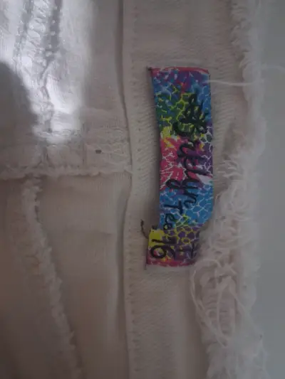 Shorts de mezclilla blancos - miniatura 3