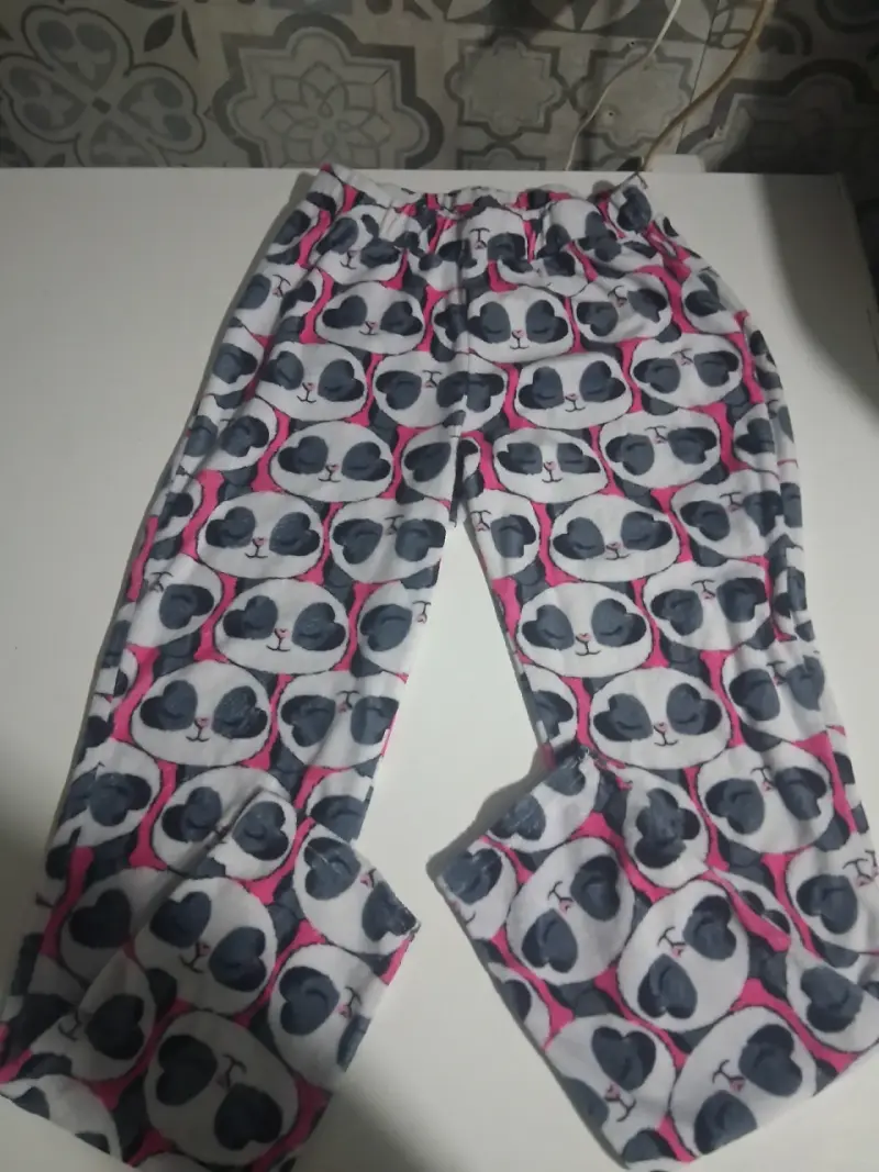Pantalone de pijama con estampado de panda - 1