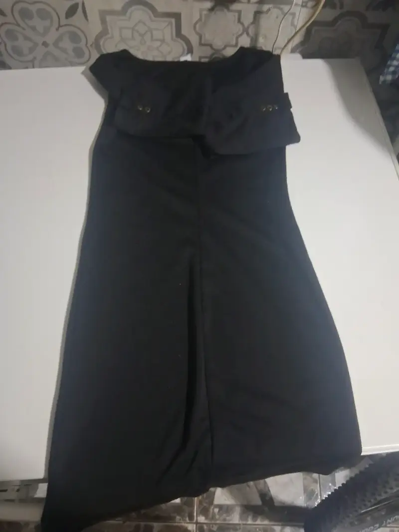 Vestido negro manga larga Old Navy - 2