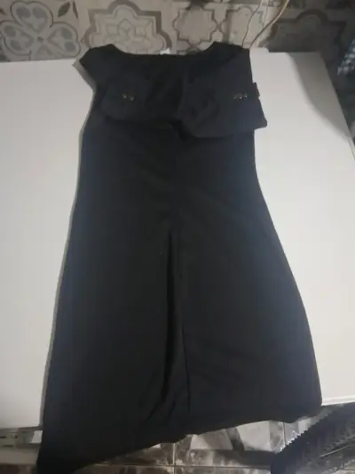 Vestido negro manga larga Old Navy - miniatura 2