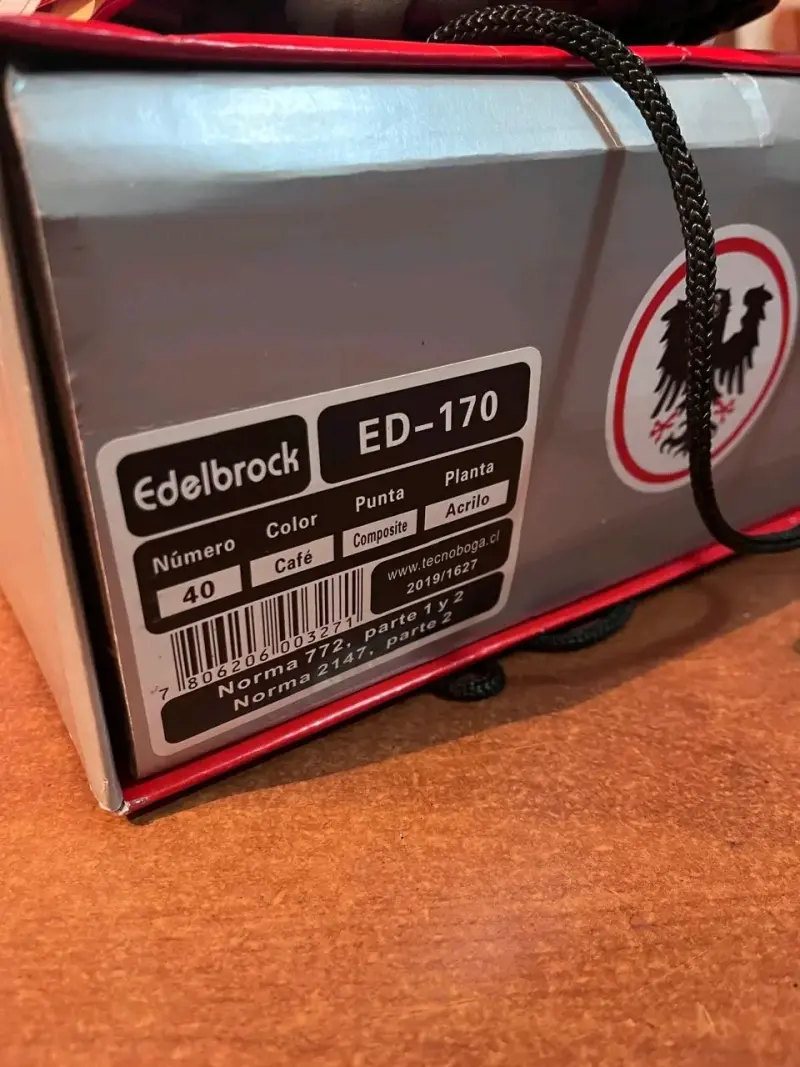 Botas de seguridad café Edelbrock ED-170 número 40 - 4