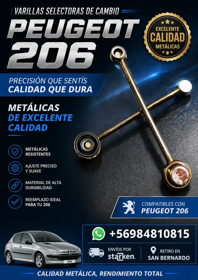 Varillas Selector de Cambio Metálicas - 2
