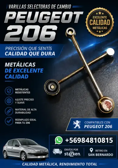 Varillas Selector de Cambio Metálicas - miniatura 2