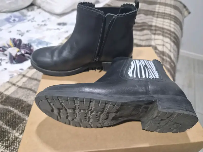 Botines negro para niña Hush Puppies Asma talla 33 - 3