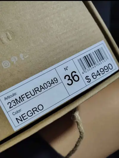 Zapatos escolares negros Romano talla 36 - miniatura 6