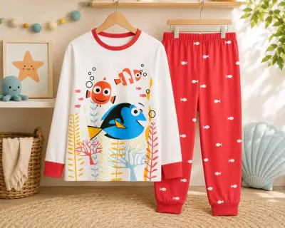 Pijama de Niña algodon Nemo - miniatura 1