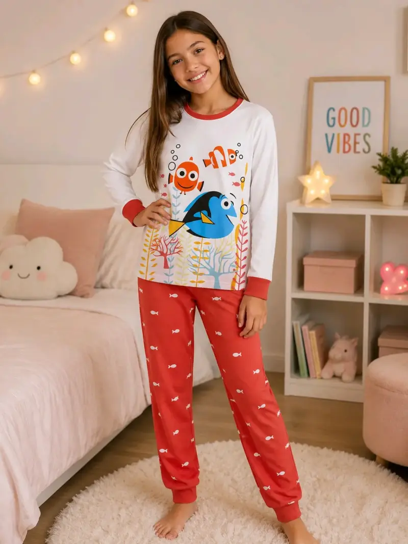 Pijama de Niña algodon Nemo - 2