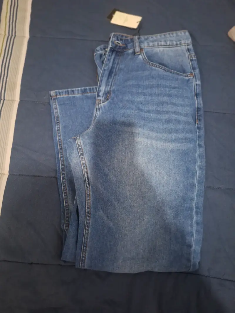 Jeans de mezclilla azul para hombre - 1