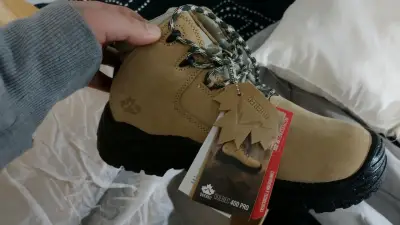 Botas de trekking Quebec 400 Pro beige Talla 41 - miniatura 2