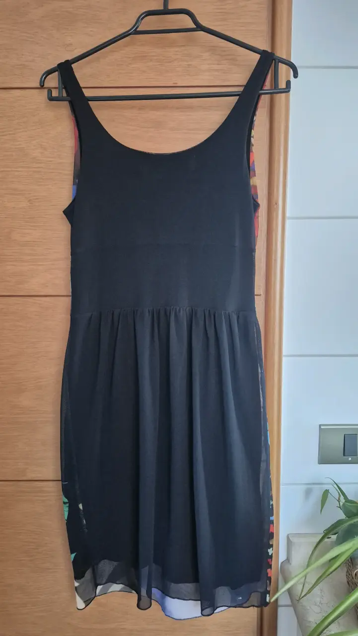 Vestido Desigual estampado con colores - 5
