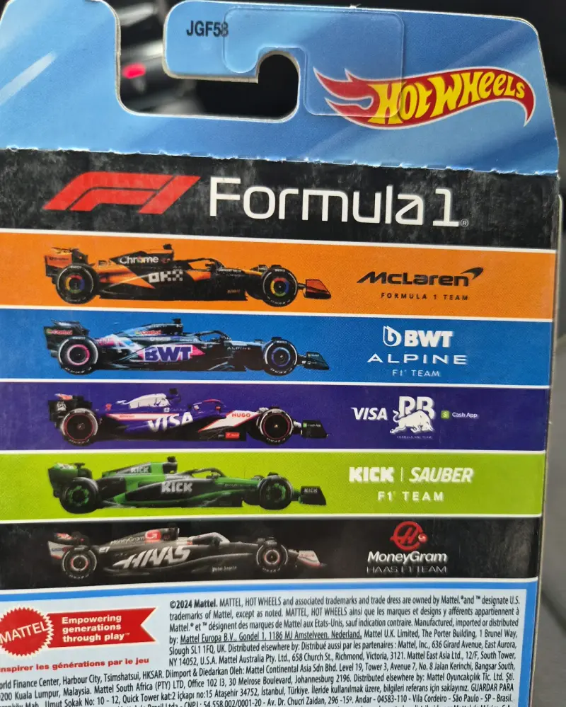 Set de Autos Hot Wheels Fórmula 1 - 2