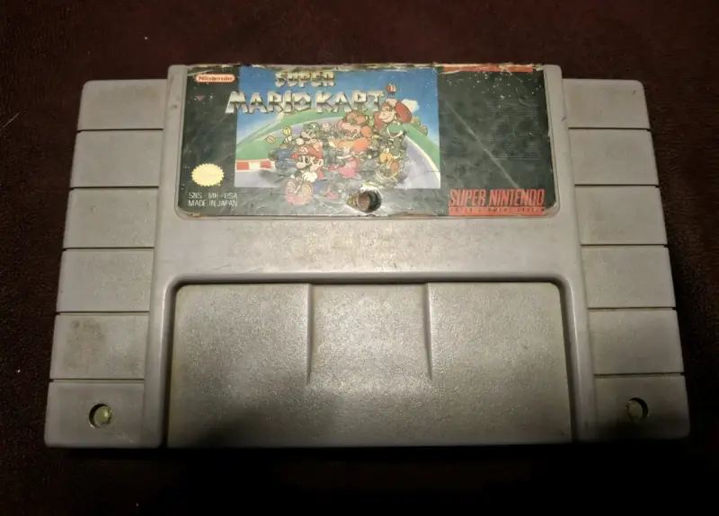 Cartucho Super Mario Kart para Super Nintendo