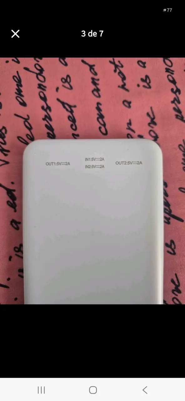 Batería portátil/banco de batería 10000mAh - 3