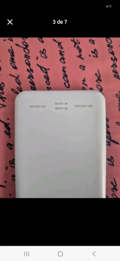Batería portátil/banco de batería 10000mAh - miniatura 3