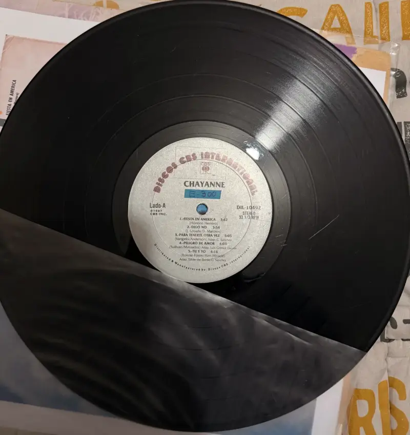 Vinilo Chayanne 1987 CBS en buen estado - 2
