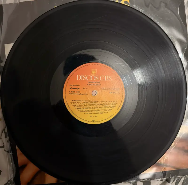 Vinilo Julio Iglesias Momentos en buen estado - 2