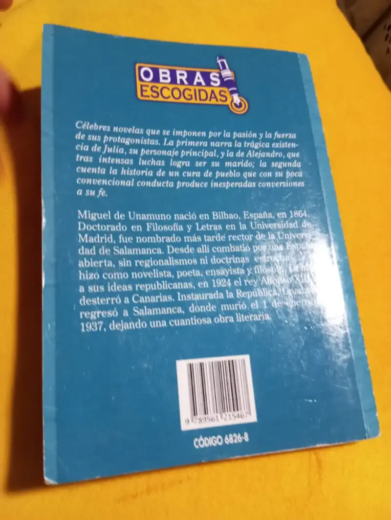 Libro 'Nada Menos Que Todo Un Hombre' de Miguel de Unamuno - 2