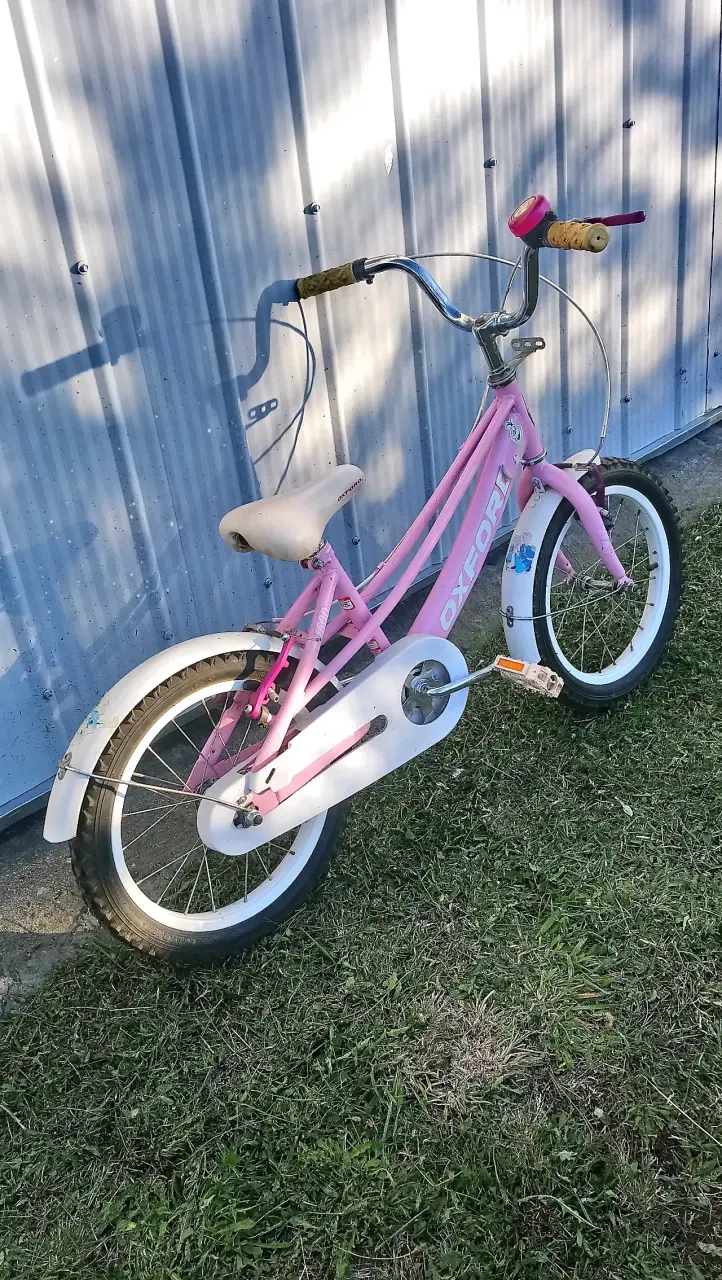 Bicicleta infantil Oxford rosa con timbre - 4