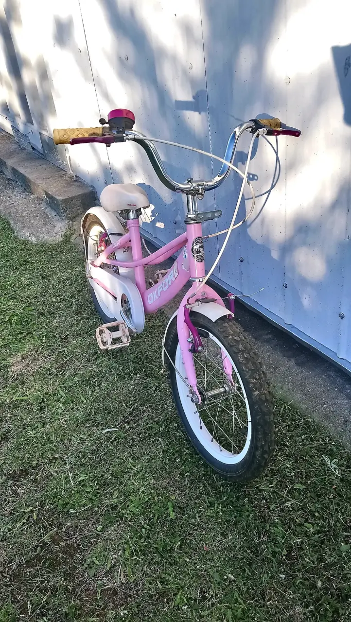 Bicicleta infantil Oxford rosa con timbre - 5