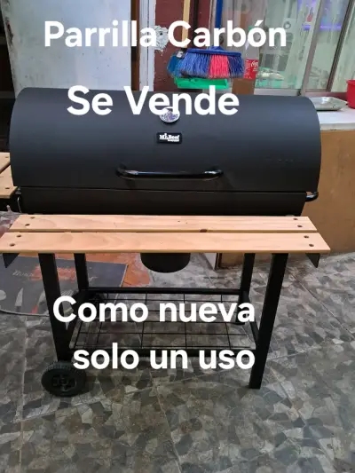 Parrilla a carbón Mr. Beef como nueva - miniatura 1